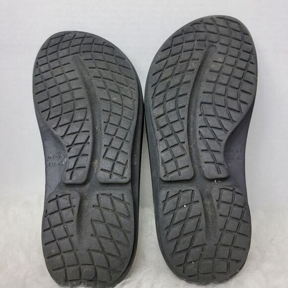 OOFOS OOahh Black Slide Recovery Women'S Sandals Shoes Size 9 - Picture 9 of 10